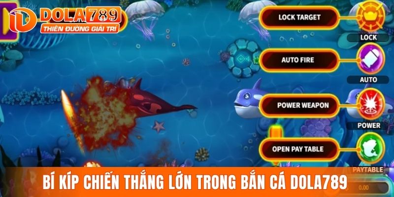 Bí kíp chiến thắng lớn trong bắn cá DOLA789 