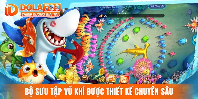 Bộ sưu tập vũ khí được thiết kế chuyên sâu