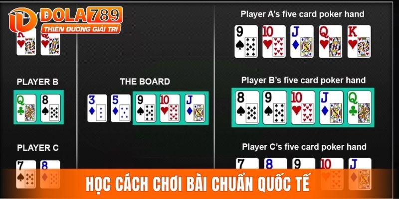 Học cách chơi bài chuẩn quốc tế